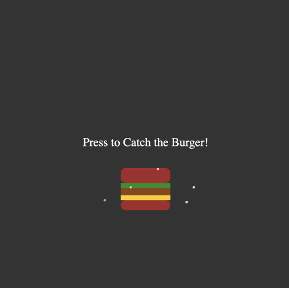 Catch the Burger project screenshot